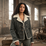 DECODED Sherpa Lined Corduroy Jacket