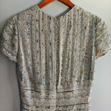 Vintage NAEEM KHAN Silk Beaded Gown