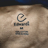 EDWARD'S Men's Long Sleeve Polo Shirt