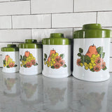 Vintage Aluminum Nesting Canisters