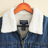 Vintage Sherpa Lined Denim Jacket