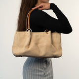 GUCCI Suede Bag w/Pouch