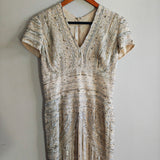 Vintage NAEEM KHAN Silk Beaded Gown