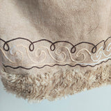 Vintage Embroidered Suede Penny Lane Coat