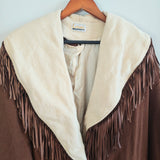 Vintage Fringed Wool Coat