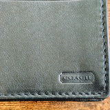 COACH Leather Bifold Wallet
