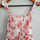 LOST + WANDER Smocked Floral Maxi Dress