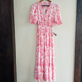 MAX STUDIO Tiered Floral Maxi Dress