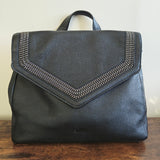 DKNY Ziggy Convertible Leather Backpack