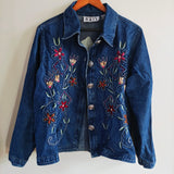 Vintage Embroidered Denim Jacket
