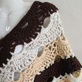 Vintage Handknit Poncho