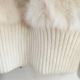 Vintage WILSONS LEATHER Maxima Rabbit Fur Bomber Jacket