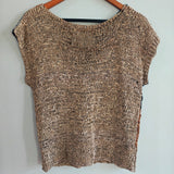 Rare Vintage Woven Leather Top