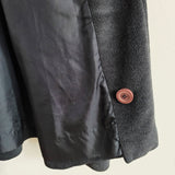 Vintage Hooded Wool Coat