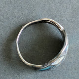 Vintage Abalone Leaf Ring