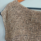 Rare Vintage Woven Leather Top