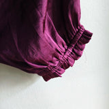 LUCKY BRAND Embroidered Satin Peasant Blouse