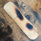 Vintage Turned Wood Mortar and Pestle Set