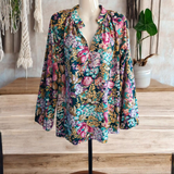 Vintage Floral Blouse