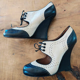 TABITHA SIMMONS Bunty Wedge Pumps