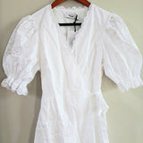 COACH Broderie Anglaise Wrap Dress