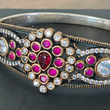 Vintage Ruby Hinge Bracelet