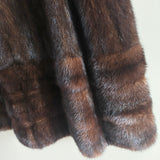 Vintage Mink Fur Long Coat