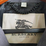 BURBERRY Wool Ruffle Placket Coat