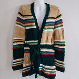 Vintage Dead Stock Chunky Cardigan Sweater
