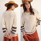 Ribbon Knit Sweater