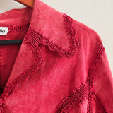 Vintage Suede Patchwork Jacket