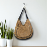 MICHAEL KORS Suede Hobo Bag