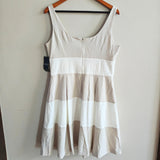 RALPH LAUREN Fit-and-Flare Colorblock Dress