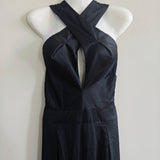 TAHARI Petra Satin Jumpsuit