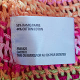 Vintage Dead Stock Crochet-Knit Cardigan Sweater