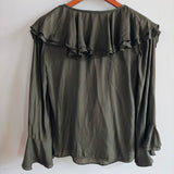 TRINA TURK Silk Ruffled Blouse