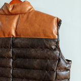 LARAUNT Men's Two-tone Puffer Vest