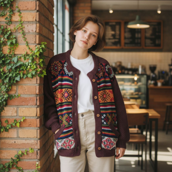 Vintage Sweater Jacket