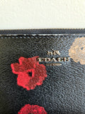 COACH Floral Accordion Zip Wallet
