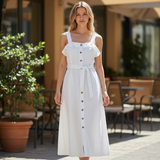 KARL LAGERFELD Button Down Midi Dress