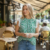 Floral Sleeveless Blouse