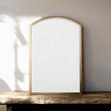 HEARTH & HAND Arched Brass Bulletin Board