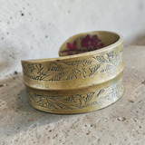 Vintage Brass Cuff Bracelet