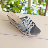 TAHARI Cork Wedges