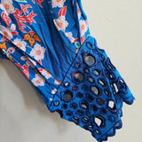 SANDRO Roberta Eyelet Lace-Inset Maxi Dress