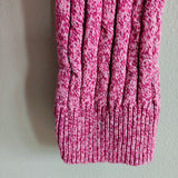 KIM ROGERS Cable Knit Marbled Sweater