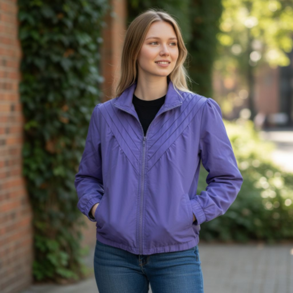 Vintage Pleated Jacket