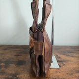 Vintage Mexican Hand-Tooled Leather Bag