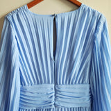 BANANA REPUBLIC Pleated Chiffon Midi Dress