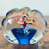 Hand-Blown Murano-Style Art Glass Aquarium Sculpture